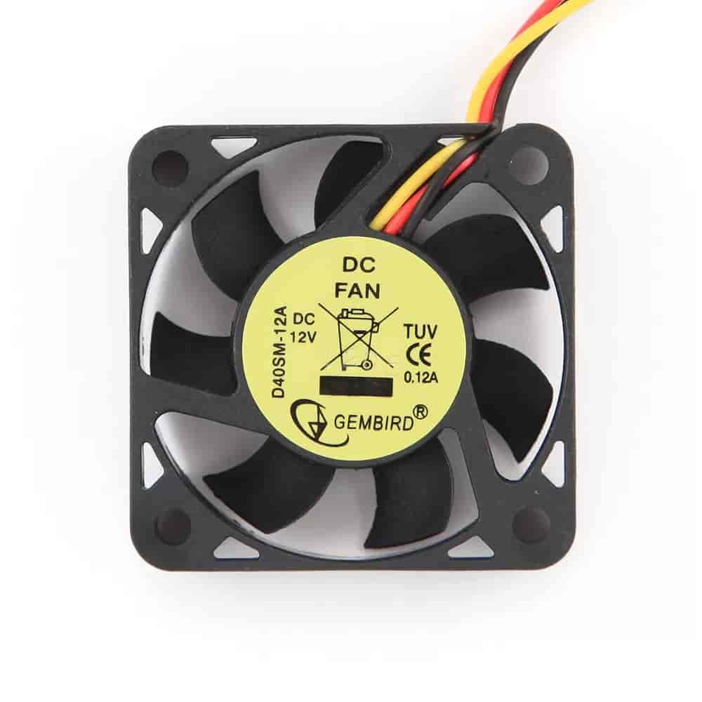 40x40x10mm DC fan sleeve bearing, 12V 70mm
