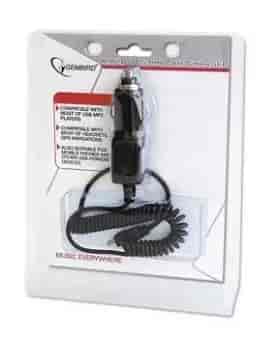 Mini-USB car charger for MP3, GPS navigations