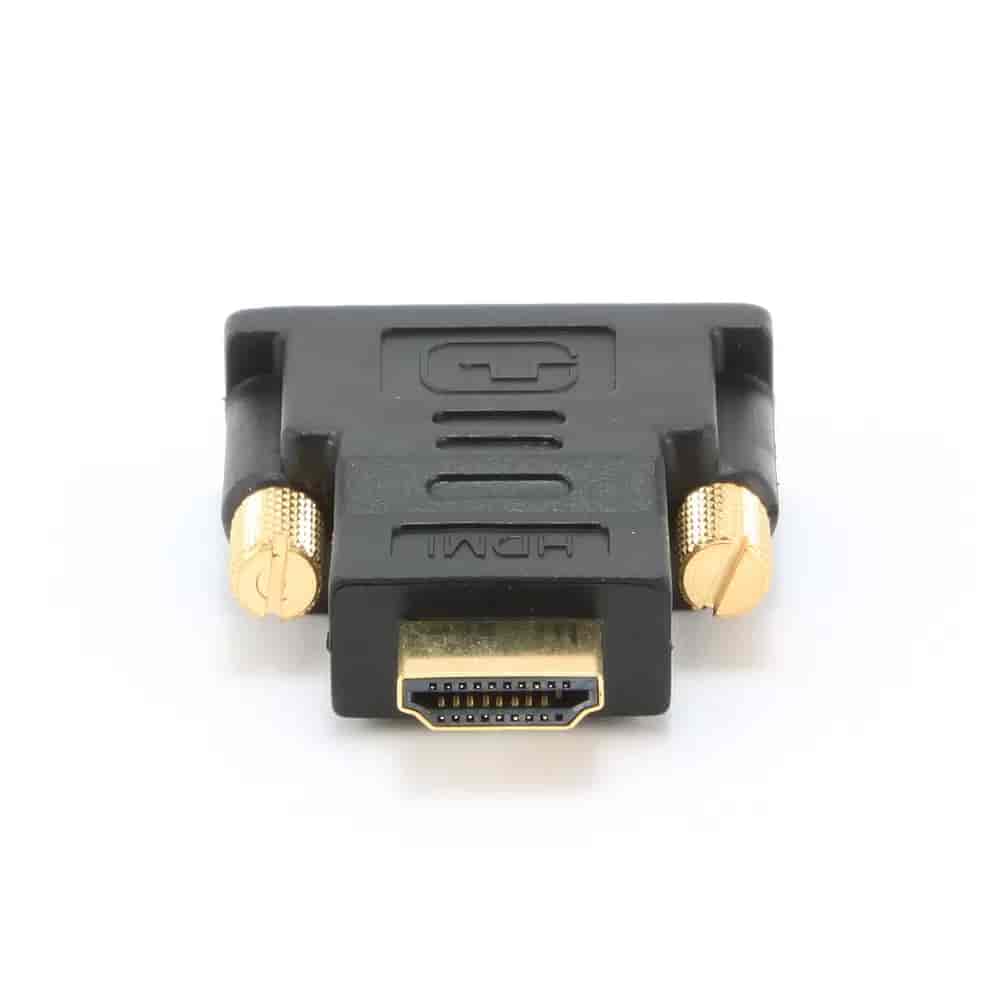 HDMI to DVI male-male adapter, gold-plated connectors