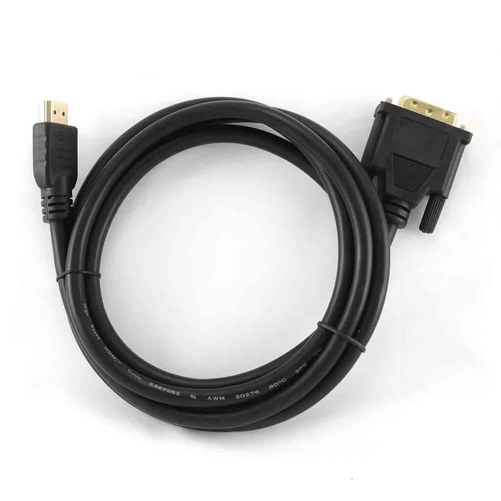HDMI na DVI male-male kabal with gold-plated connectors, 1.8m
