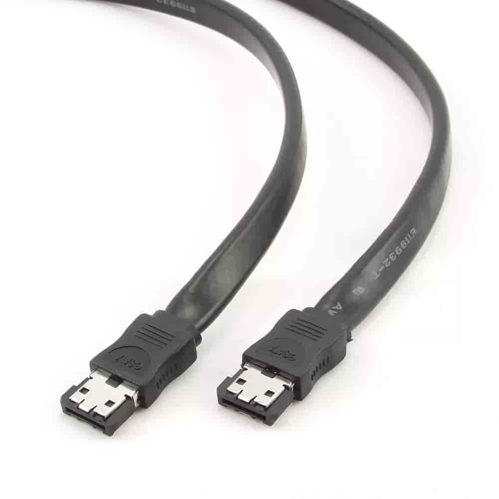 ESATA to eSATA II data cable, 1m, bulk package