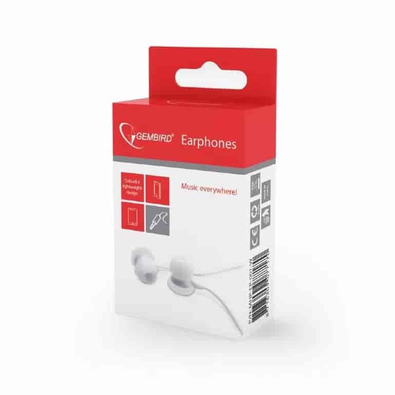 Candy" In-ear earphones, white