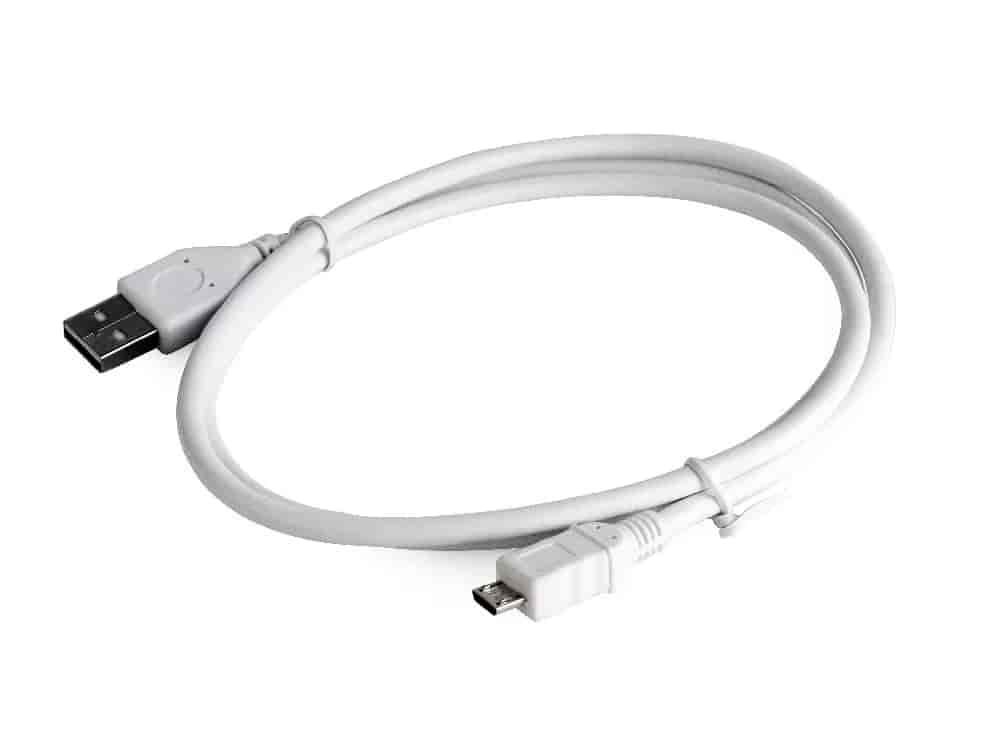 Micro-USB kabl, 1 m, white