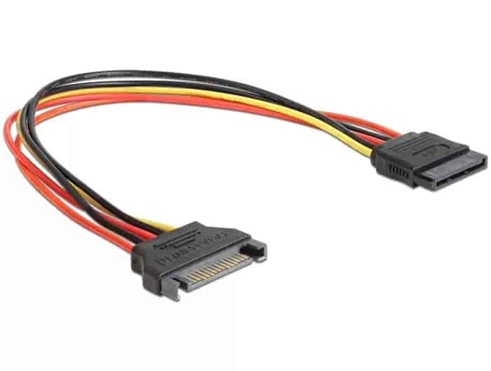 SATA power extention cable, 0.3 m
