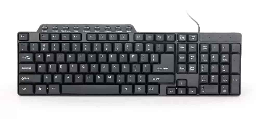 Multimedijalna tastatura US layout black USB, Gembird