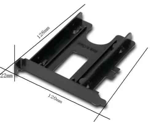 PCI mobile rack for SATA 2.5"" drive, black color