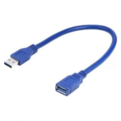 USB 3.0 extension A-plug A-socket cable, 15cm