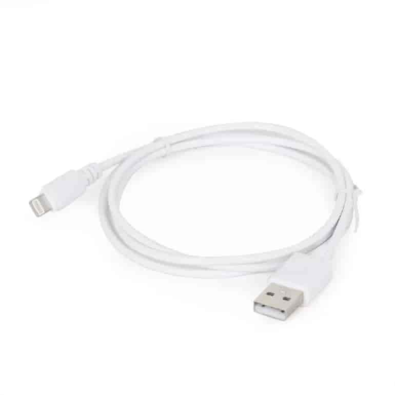 iPhone 8-pin sync, iPhone kabal, white, 1 m