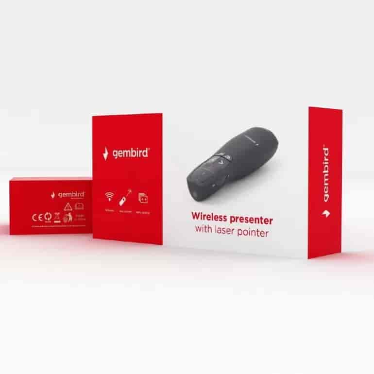 Wireless presenter sa laser pointer-om, Gembird