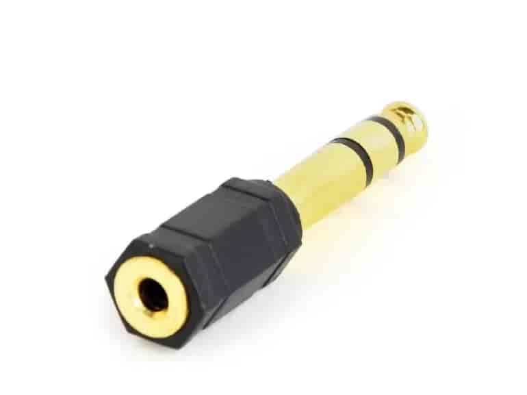 Audio adapter 6.35 mm to 3.5 mm