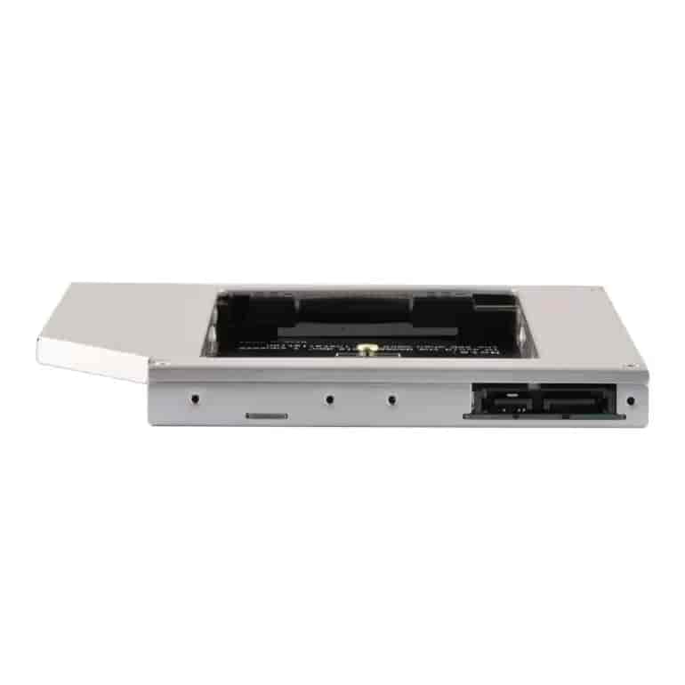 Slim 5.25"" bay mounting frame for NGFF (M.2) SSD memory card, 9.5 mm height