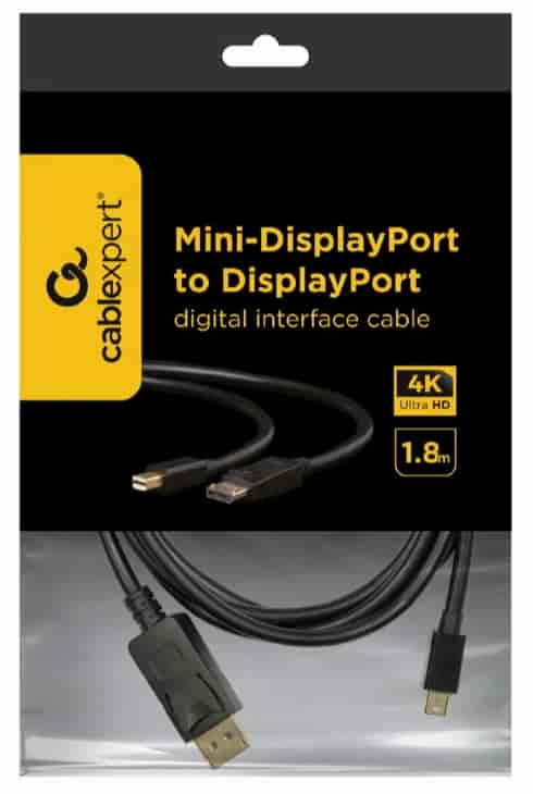Mini DisplayPort na DisplayPort kabl, 1.8 m, Gembird
