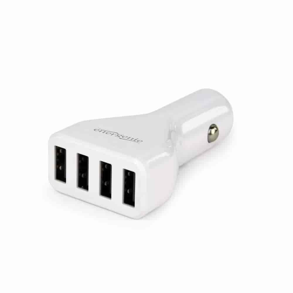 Auto punjač za telefone, 4port do 4.8A