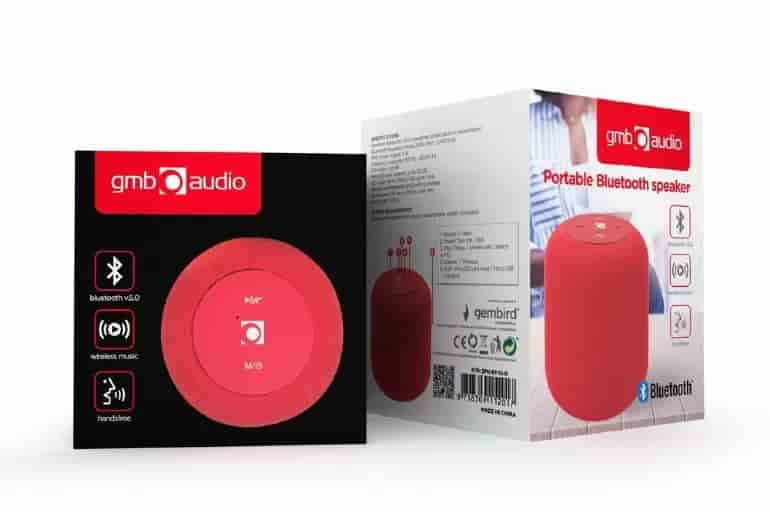 Zvucnik Bluetooth speaker 5W, crvena