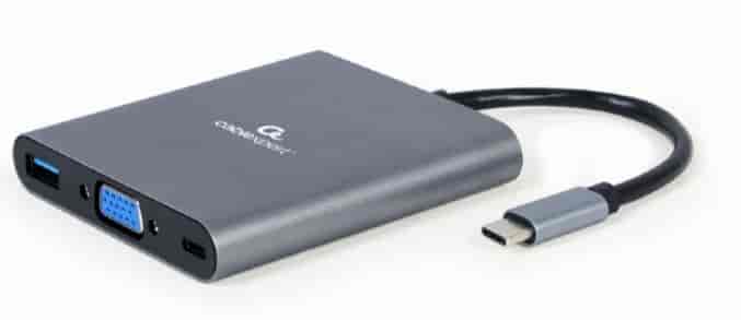 USB Type-C 6-u-1 multi-port adapter, Gembird
