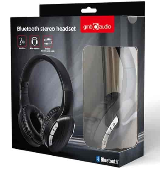 Bluetooth stereo slušalice, black, BTHS-01-BK