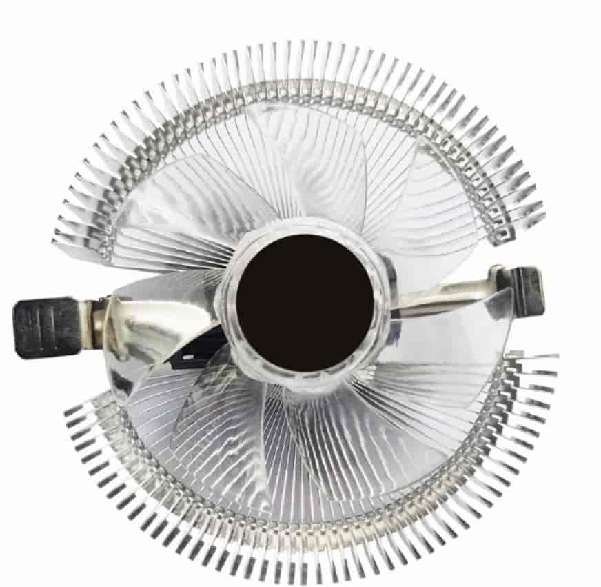 Ventilator za hlađenje procesora, 9 cm, 55 W, plava LED, 4 pina
