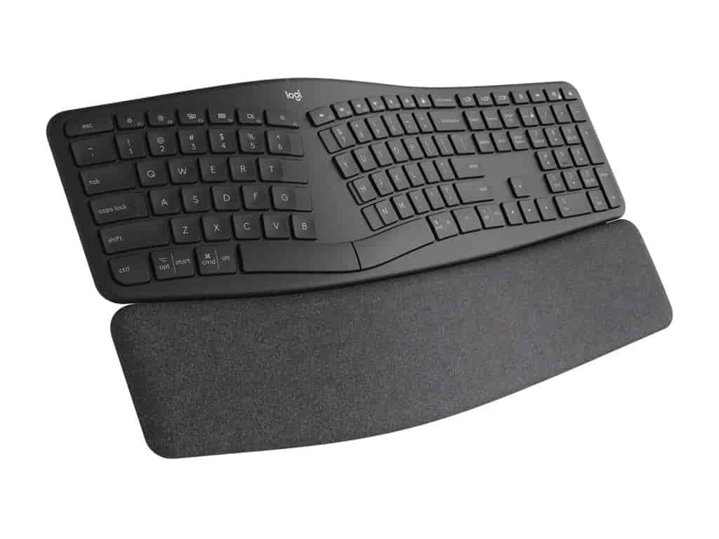 LOGITECH ERGO K860 Wireless Split Keyboard, US layout, 10 m wireless range
