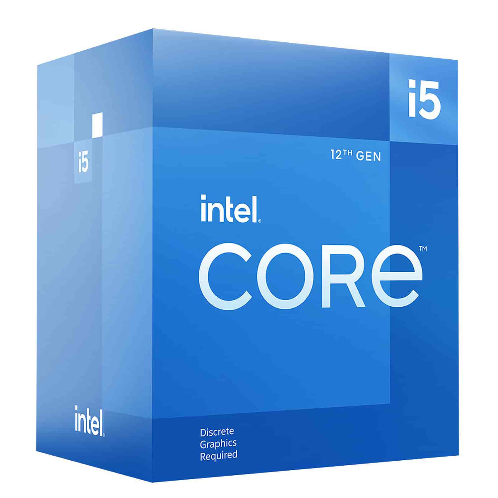 INTEL 6-Core i5-12400F, 2.5Hz(4.40 GHz Turbo), 18 MB Cache, LGA1700, Alder Lake