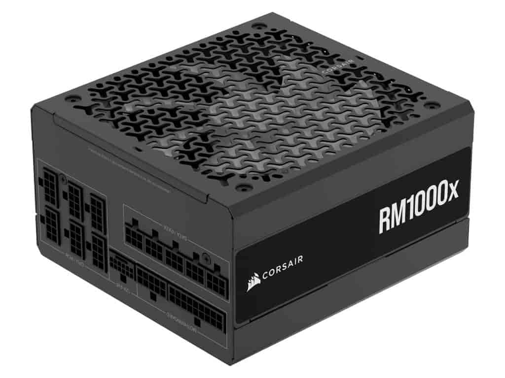 CORSAIR RMx Series RM1000x 1000W Fully Modular Power Supply, GOLD, ATX 3.1, PCIe 5.1, 140mm Fan