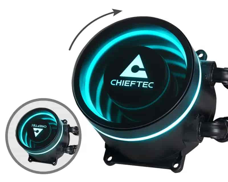 CHIEFTEC Iceberg 240 DARK CLC-240-BLK vodeno hlađenje