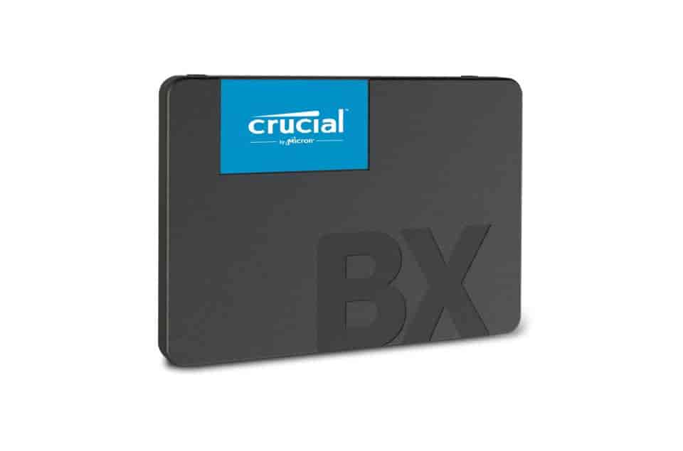 CRUCIAL BX500 240GB 3D NAND SATA 2.5-" SSD, Sequential Read: 550 MB/s, Sequential Write: 500 MB/s