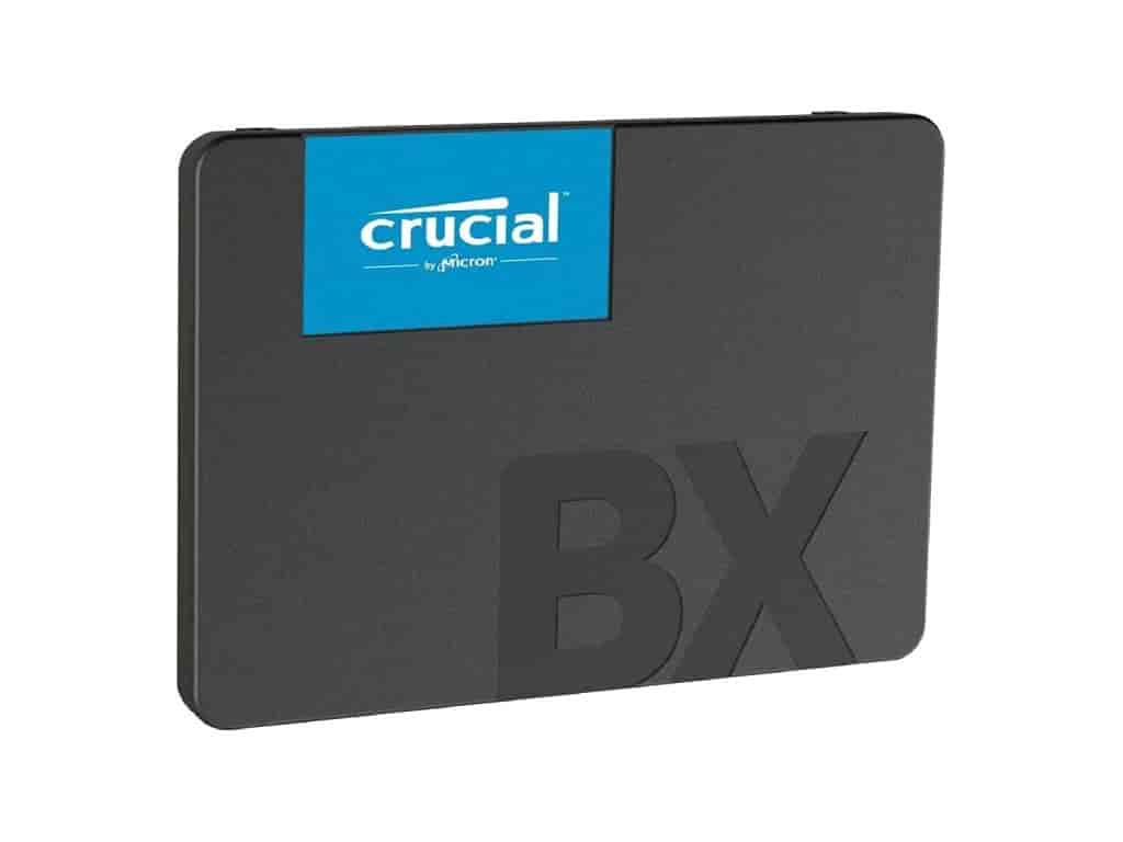 CRUCIAL BX500 500GB 3D NAND SATA 2.5-" SSD, Sequential Read: 550 MB/s, Sequential Write: 500 MB/s