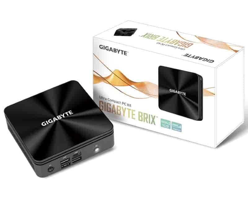 GIGABYTE GB-BRi3-10110 BRIX Mini PC Intel i3-10110U 2.10 GHz(4.10 GHz) 8GB 250GB