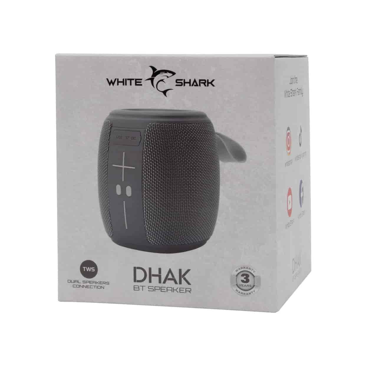 White Shark BLUETOOTH GBT-888 DHAK sivi