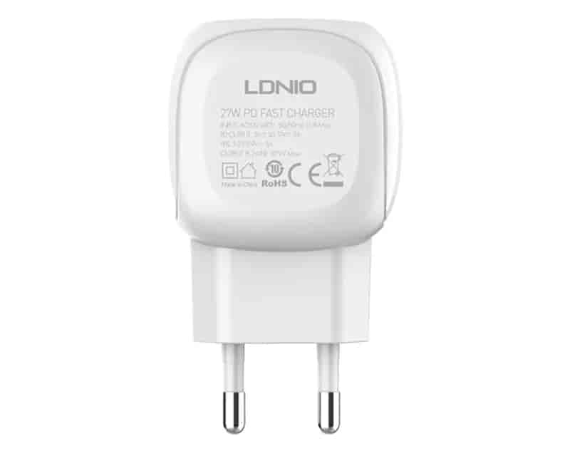 LDNIO A1206C Tip C- Lightning 27W punjač beli