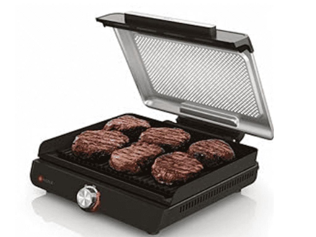 NINJA GR101EU, Unutrašnji Grill i Ravna Ploča, Non-Stick, 1450W, dozvoljeno pranje u mašini, kontrol