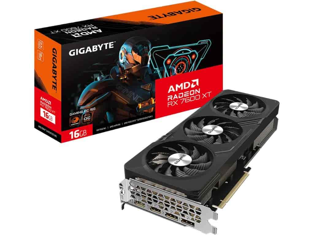 GIGABYTE VGA Radeon RX 7600 XT GAMING OC 16GB GDDR6, DP2(2.1)/HDMI2(2.1), 128 bit, PCI-E 4.0