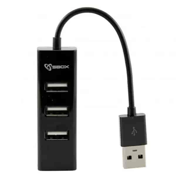 SBOX USB Hub H-204 Black