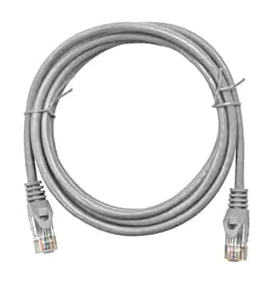 Schrack Patch kabl RJ45, Cat.5e, U/UTP, PVC, sivi, 7m