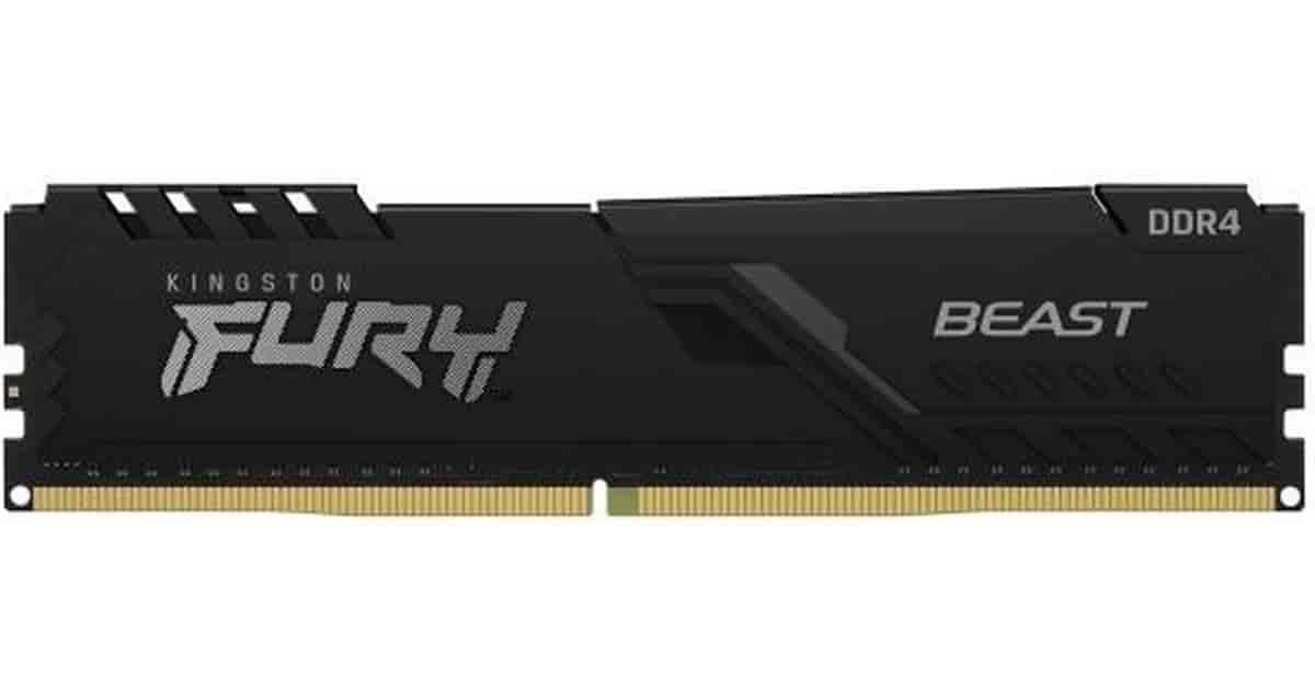 KINGSTON FURY Beast 8GB 3200MHz DDR4 Black, CL16, 288-Pin