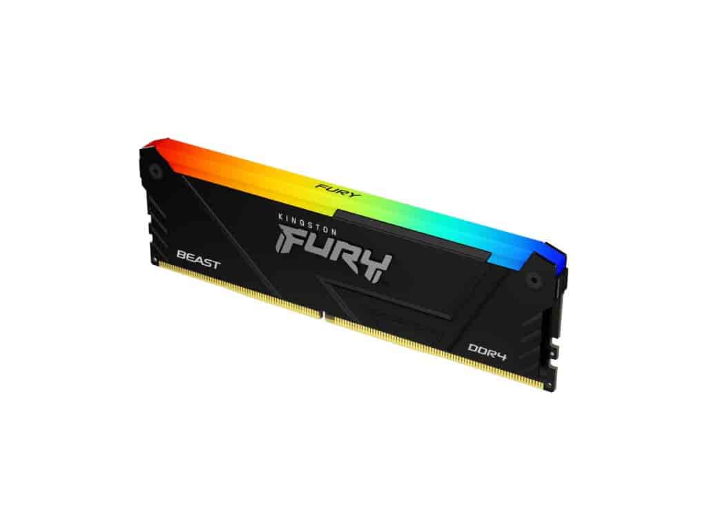 KINGSTON FURY Beast RGB 8GB 3600MHz DDR4 Black, CL17, 288-Pin
