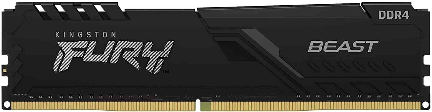 KINGSTON FURY Beast 16GB 3600MHz DDR4 Black, CL18, 288-Pin