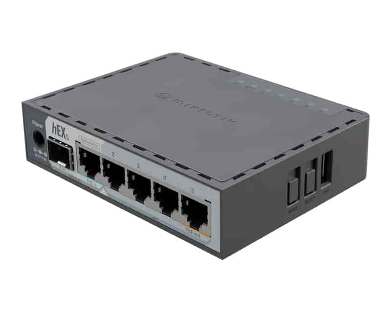 (E60iUGS) hEX S ruter, RouterOS L4 ver7