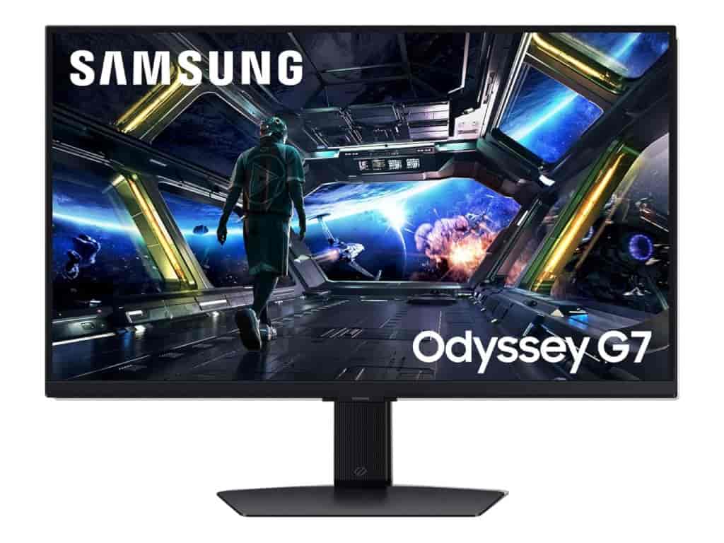 SAMSUNG 4K UHD Odyssey Gaming IPS Monitor G70D, 32&#34, 144Hz, 1 ms, DP/HDMI2, HAS, PIVOT, USB2