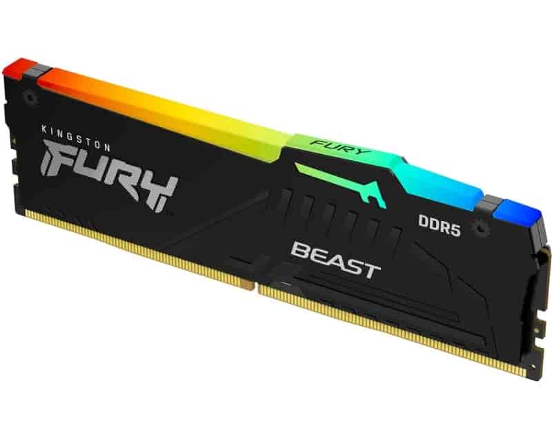 KINGSTON DIMM DDR5 8GB 5600MT/s KF556C40BBA-8 FURY Beast RGB XMP