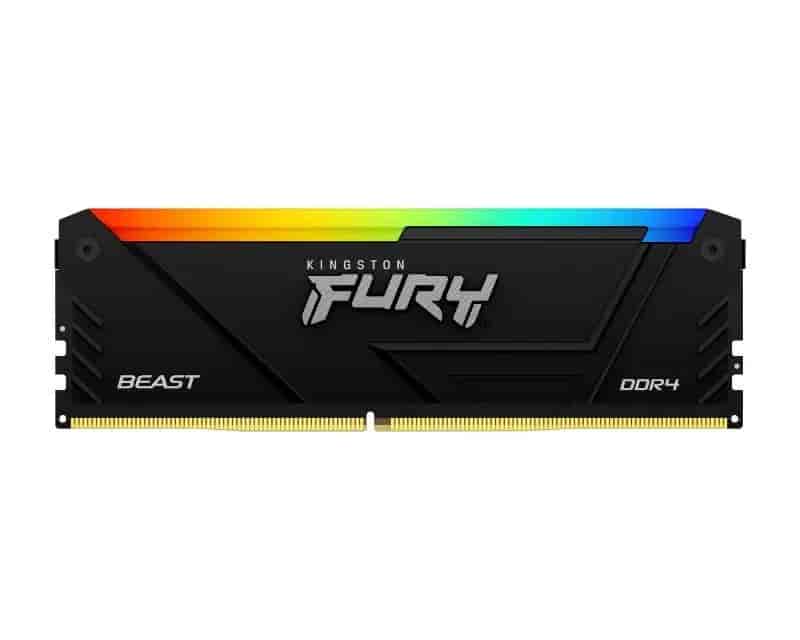 KINGSTON DIMM DDR4 16GB 3200MT/s KF432C16BB12A/16 FURY Beast RGB Black