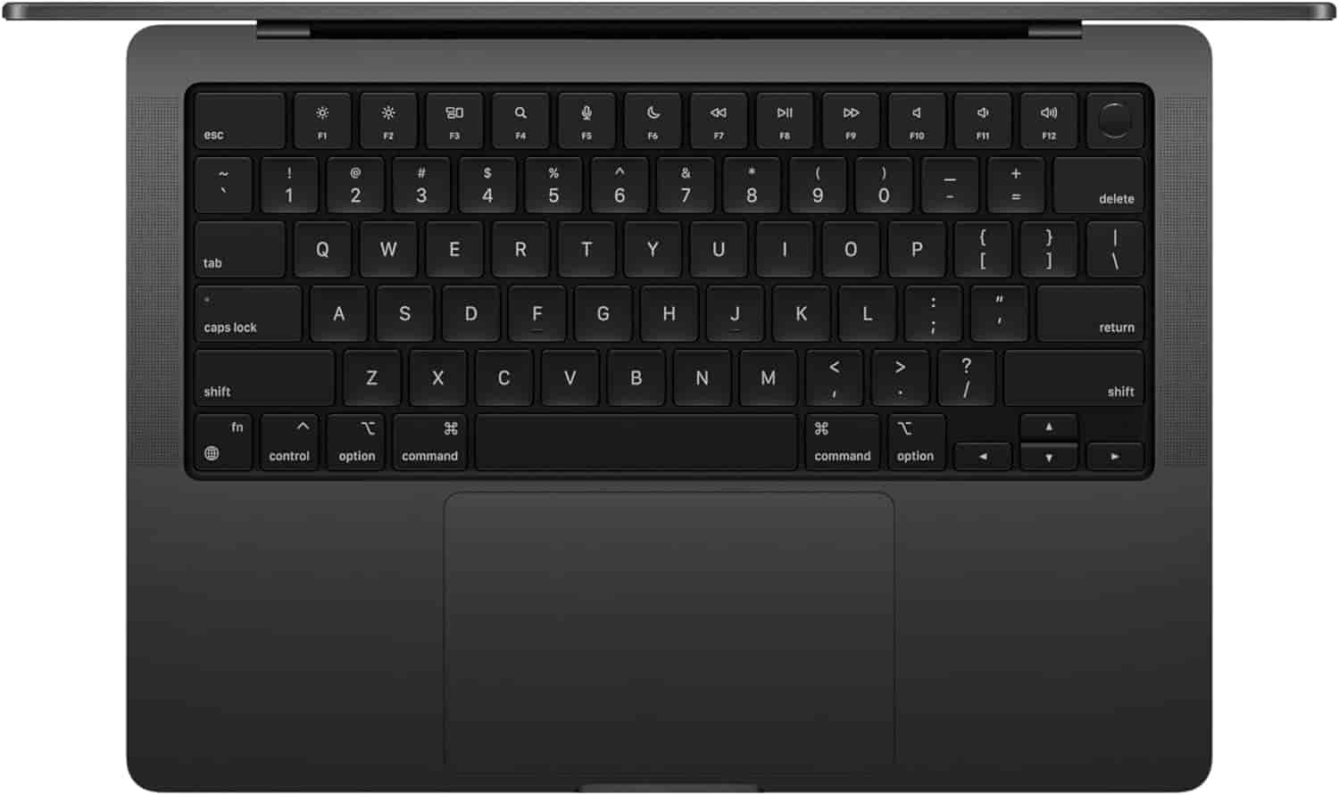 MacBook Air 14 inch M4 10C CPU, 10C GPU, 24GB, 1TB-CRO SSD Space black laptop (mcx04cr/a )