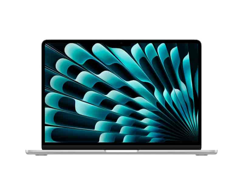 MacBook Air 13.6 inch M4 10-core CPU 8-core GPU 16GB 256GB SSD Silver (MW0W3)