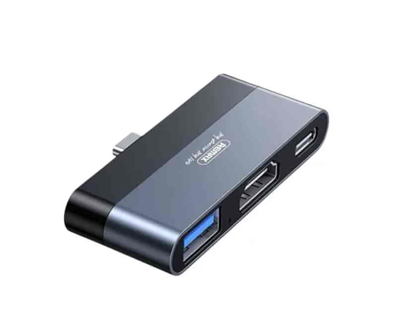 REMAX RP-U15 3 u 1 Type-C Mini Docking Station HDMI USB Type-C Adapter Converter