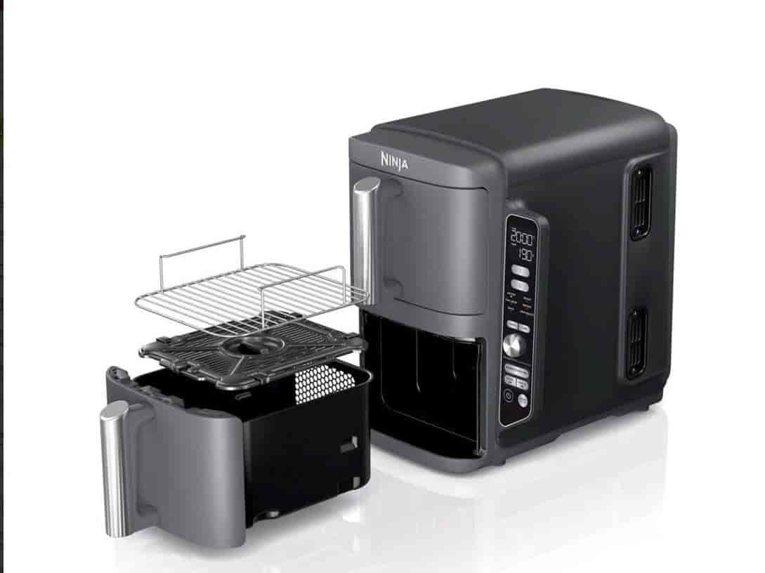 NINJA SL400EU, Airfryer, dupla korpa na 2 nivoa, 9.5L