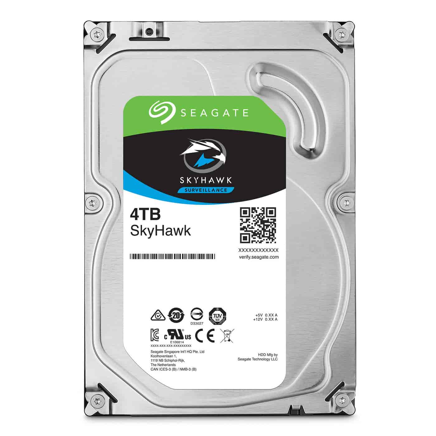 SEAGATE SkyHawk Surveillance 4TB, ST4000VX016, 256MB cache, SATA 6Gb/s, 5400 rpm