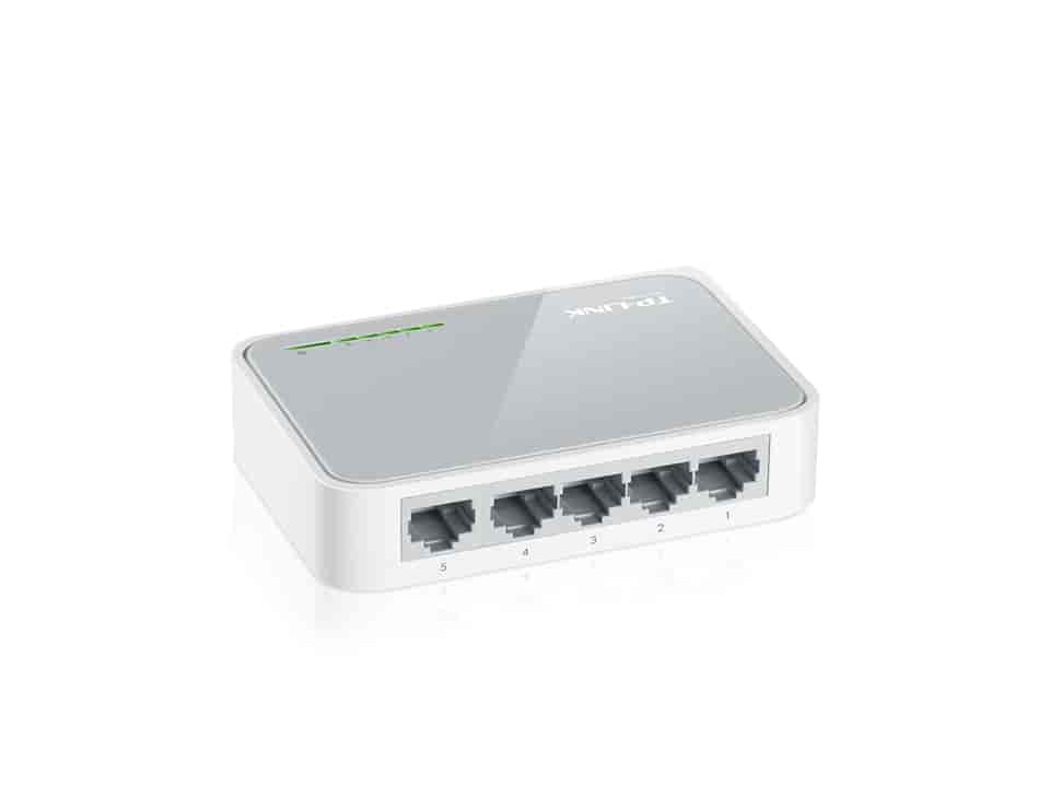TP-LINK 5-Port 10/100Mbps Desktop Switch, TL-SF1005D