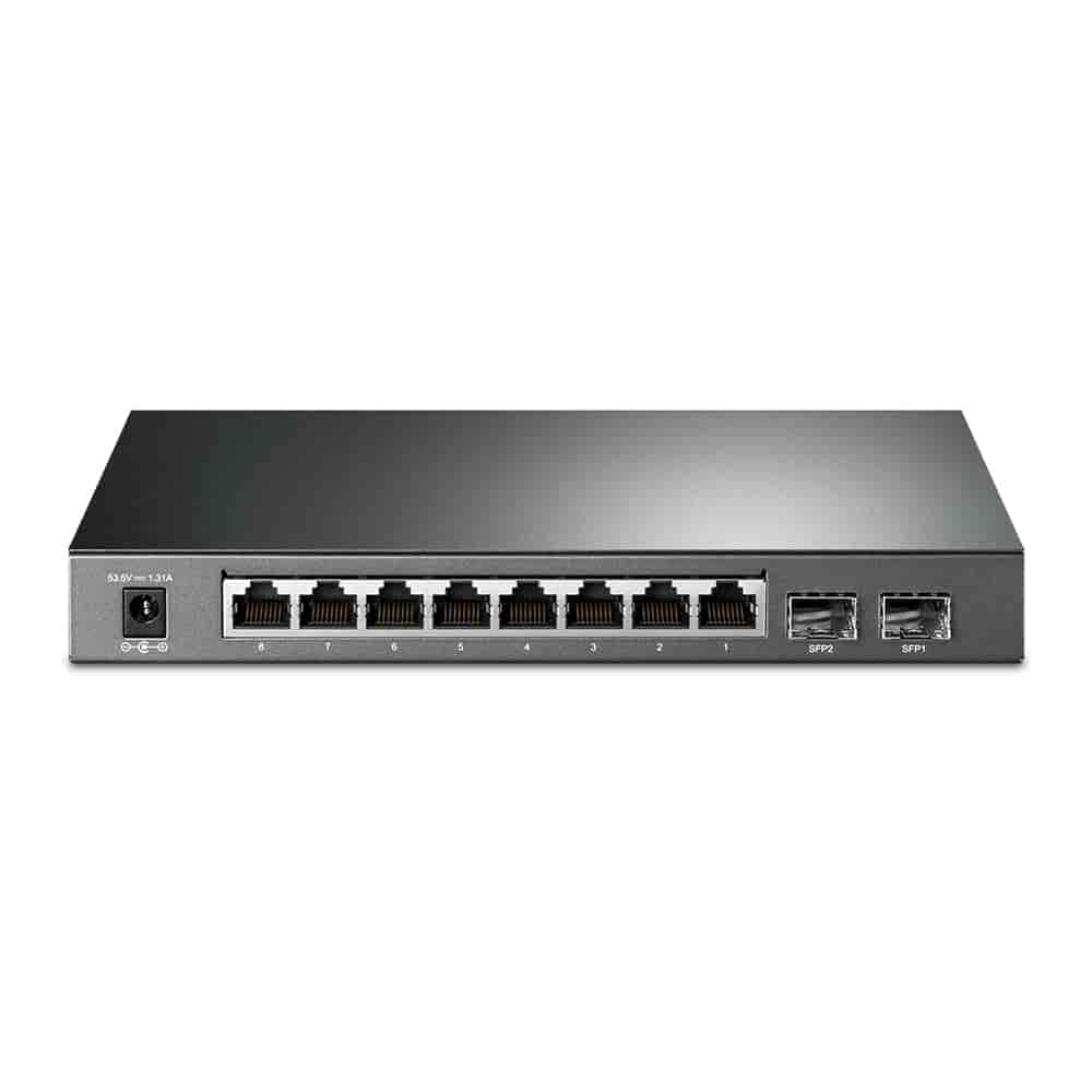 TP-LINK TL-SG2210P JetStream 10-Port Gigabit Smart Switch with 8-Port PoE+ 61 W