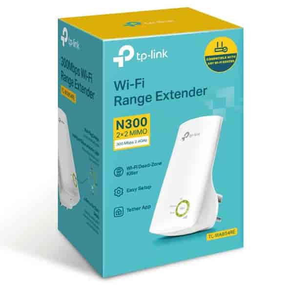 TP-LINK TL-WA854RE 300Mbps Wi-Fi Range Extender, 2 Internal Antennas
