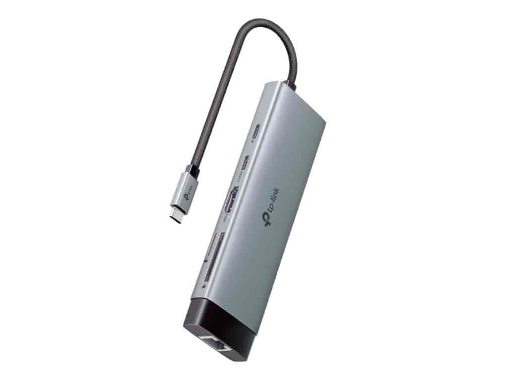 TP-LINK UH9120C USB Type-C 9 in 1 Hub 100W, 4K 60Hz HDMI, SD & microSD UHS-I,Gbps ethernet,3USB 3.0